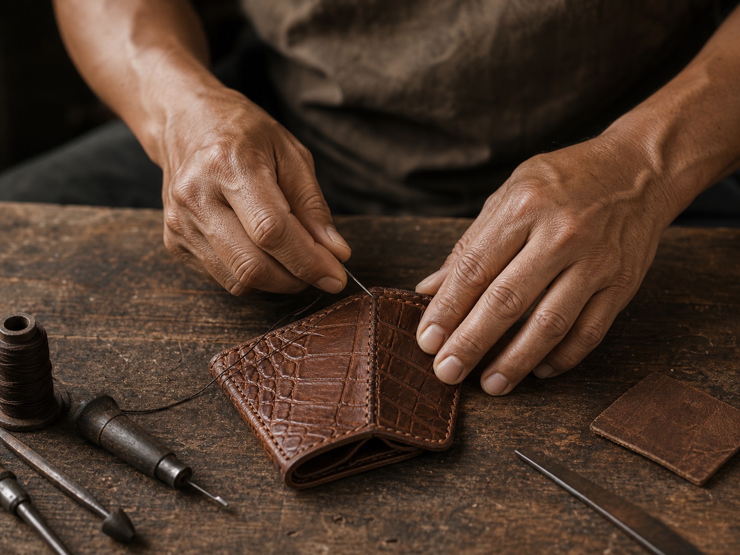 Inside an Indonesian Leather Workshop