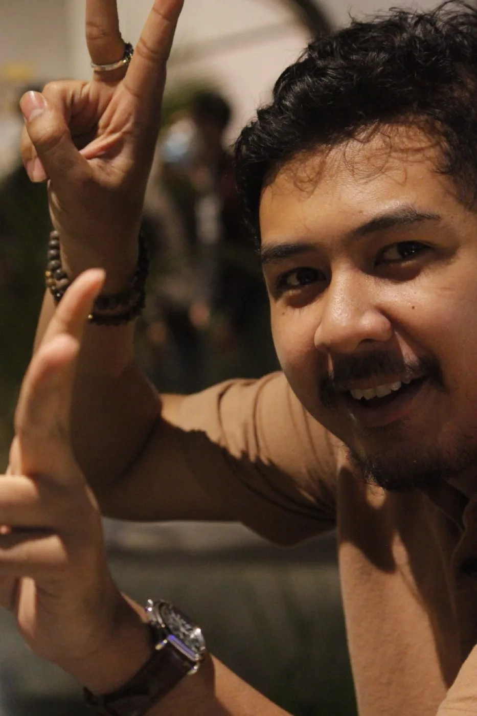 Attic Wild Side founder smiling in Indonesia