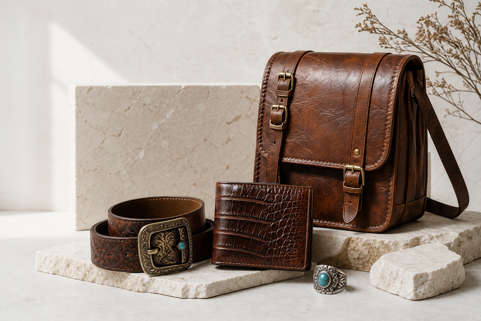Attic Wild Side leather pieces