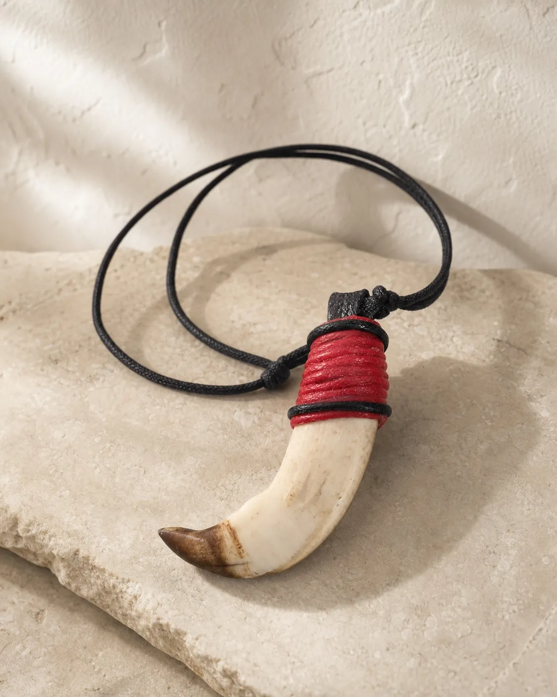 Wild Boar Fang Dayak Necklace