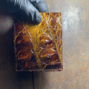 crocodile skin wallet