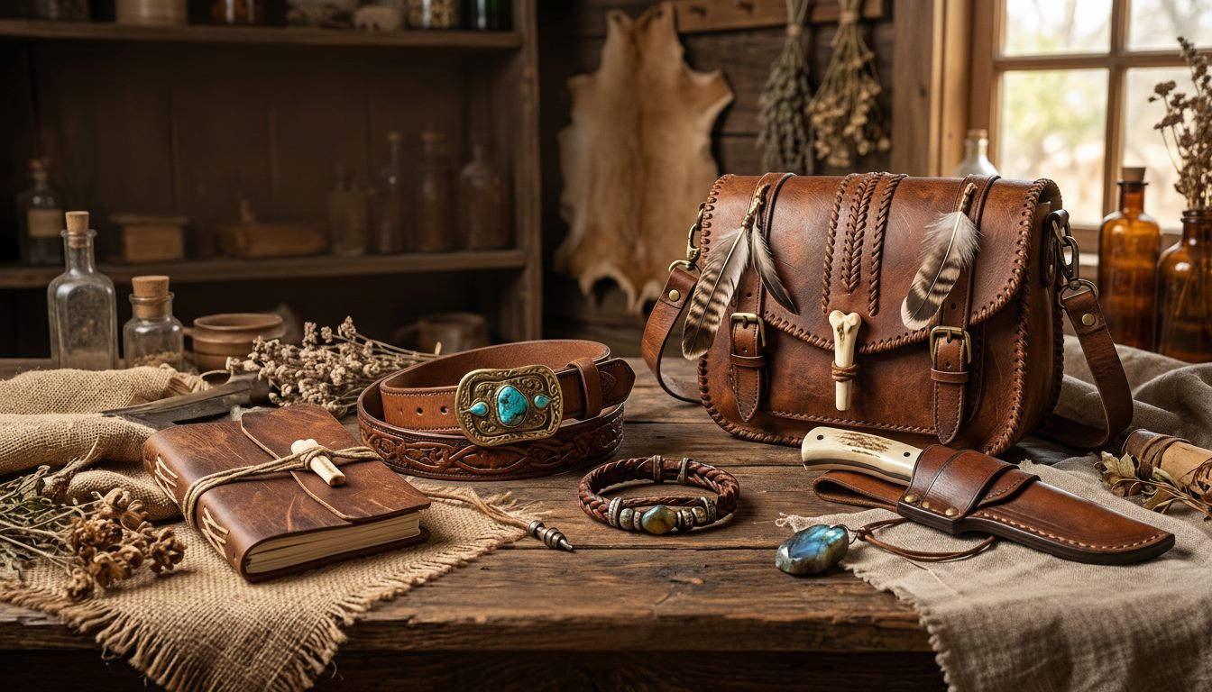 Handmade exotic leather and natural artisan accessories from Indonesia